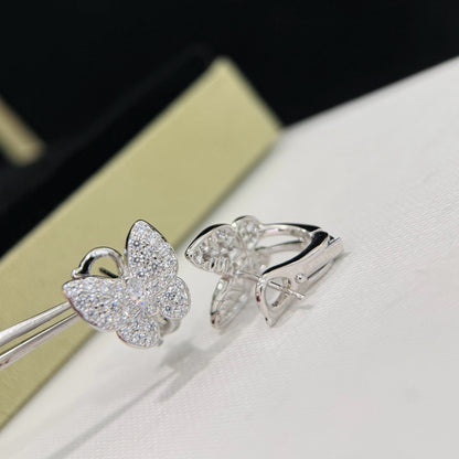 [RAFFINE]BUTTERFLY ALL DIAMOND EARRINGS