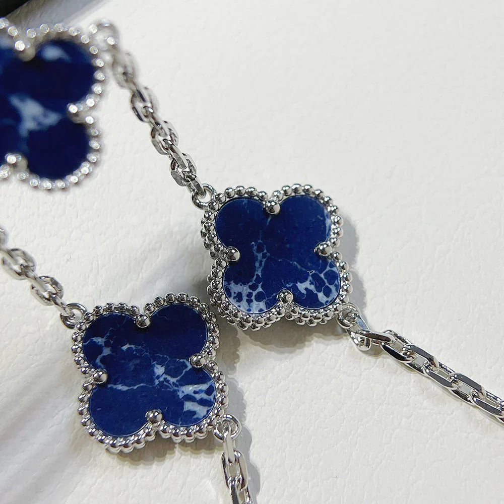 [RAFFINE]CLOVER 5 MOTIF PIETERSITE BRACELET COLLECTION
