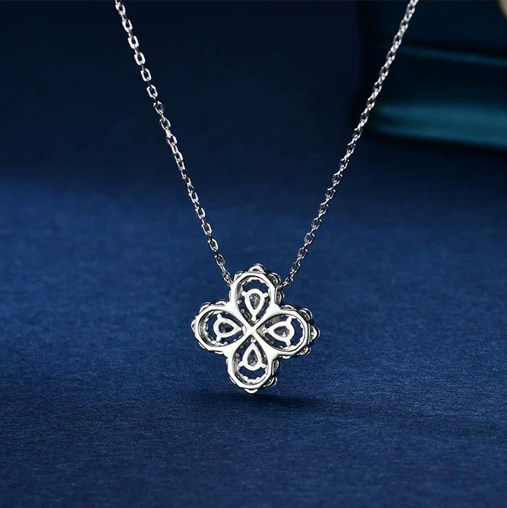 [RAFFINE]LOOP NECKLACE FULL MOTIF DIAMOND 16MM MULTIPLE COLORS