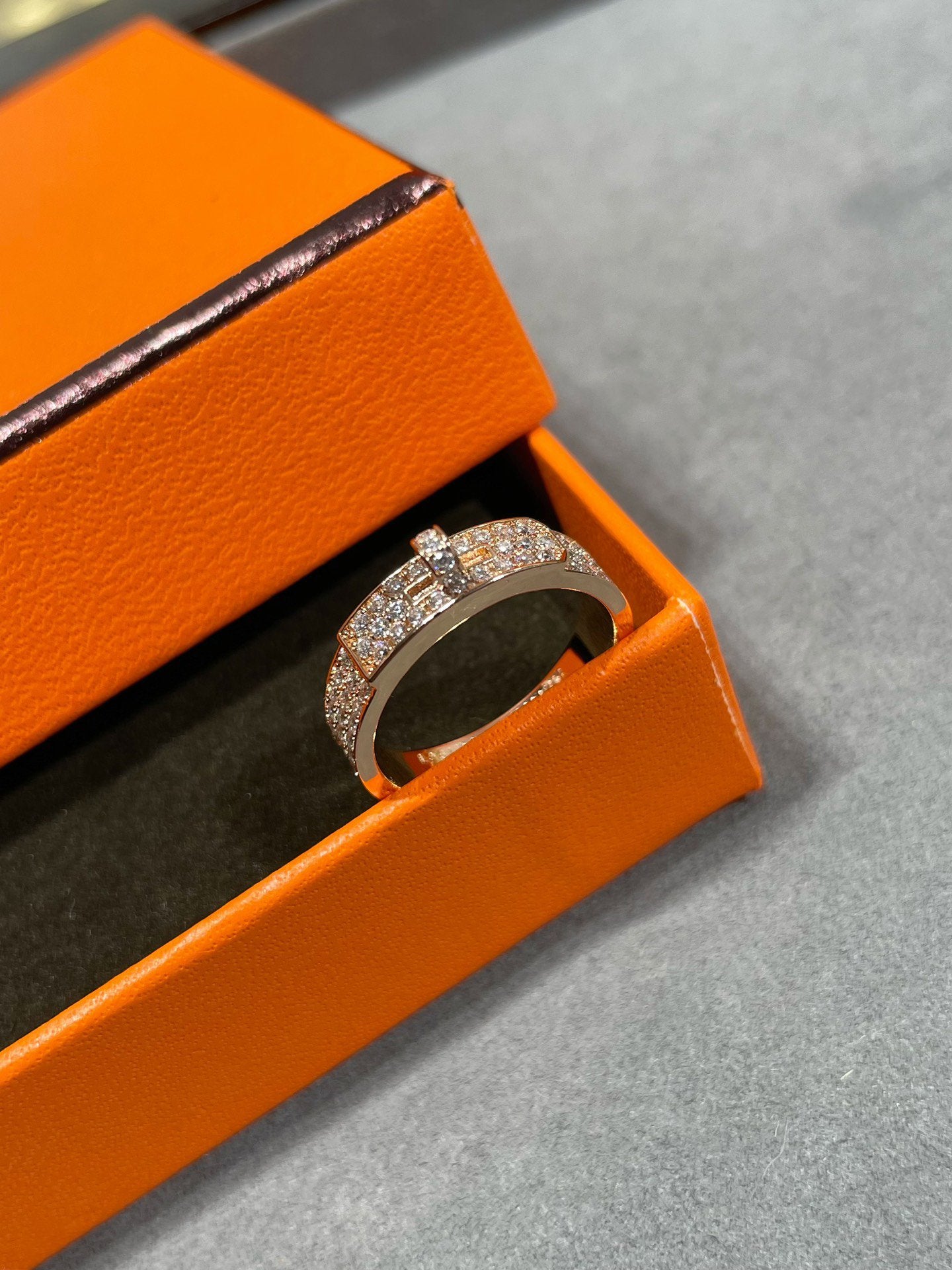 [RAFFINE]KELLY PINK GOLD DIAMOND RING