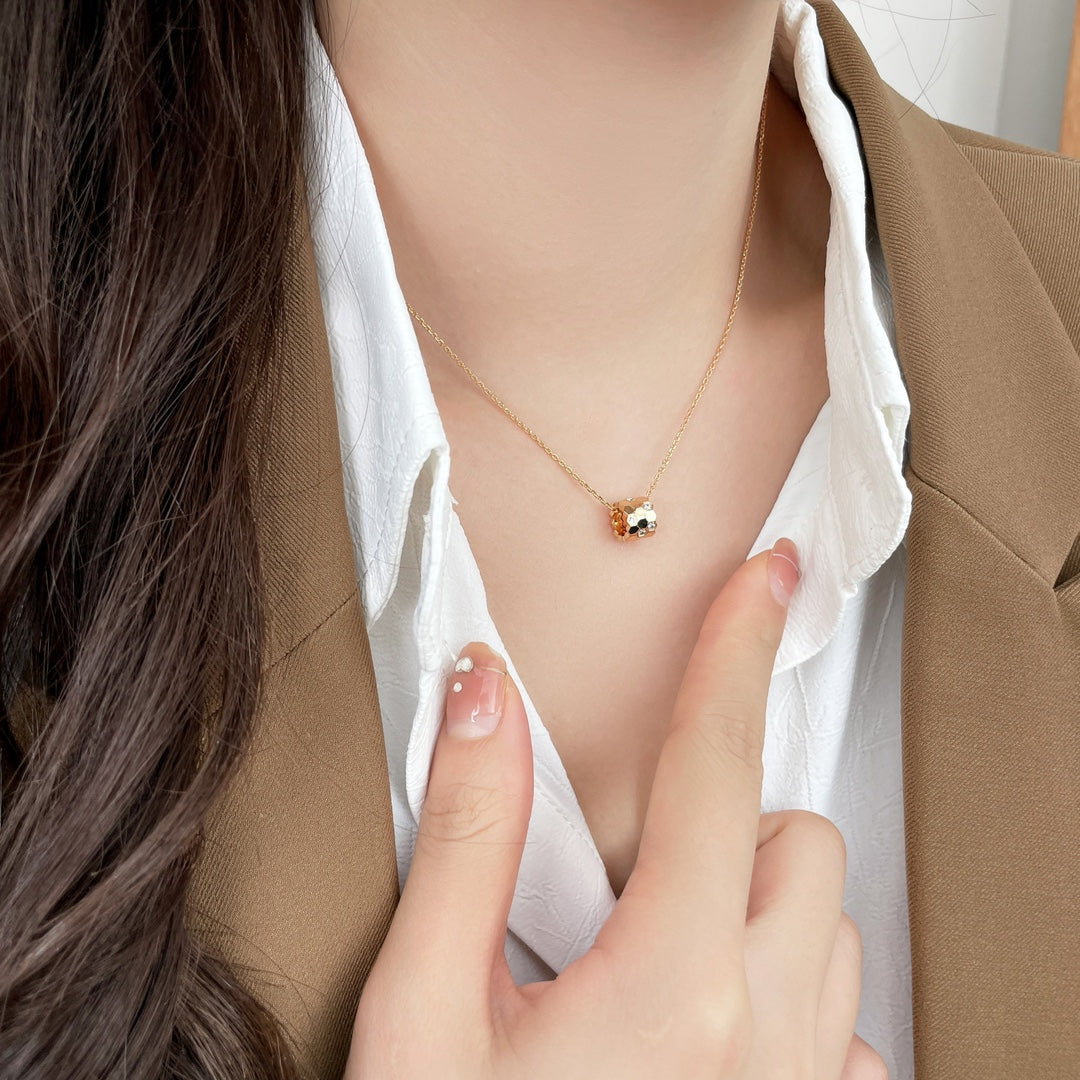[RAFFINE]BEE MINI PEDANT DIAMOND NECKLACE