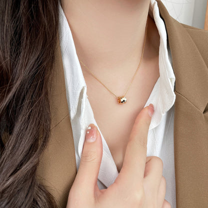 [RAFFINE]BEE MINI PEDANT DIAMOND NECKLACE