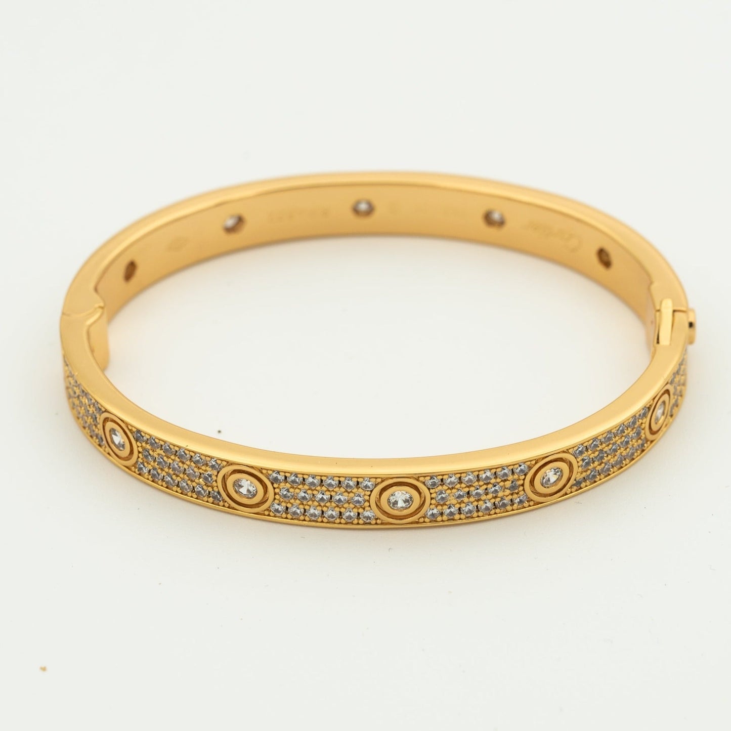 [RAFFINE]LOVE BRACELET 6.1MM DIAMOND-PAVED 10 BIG DIAMONDS