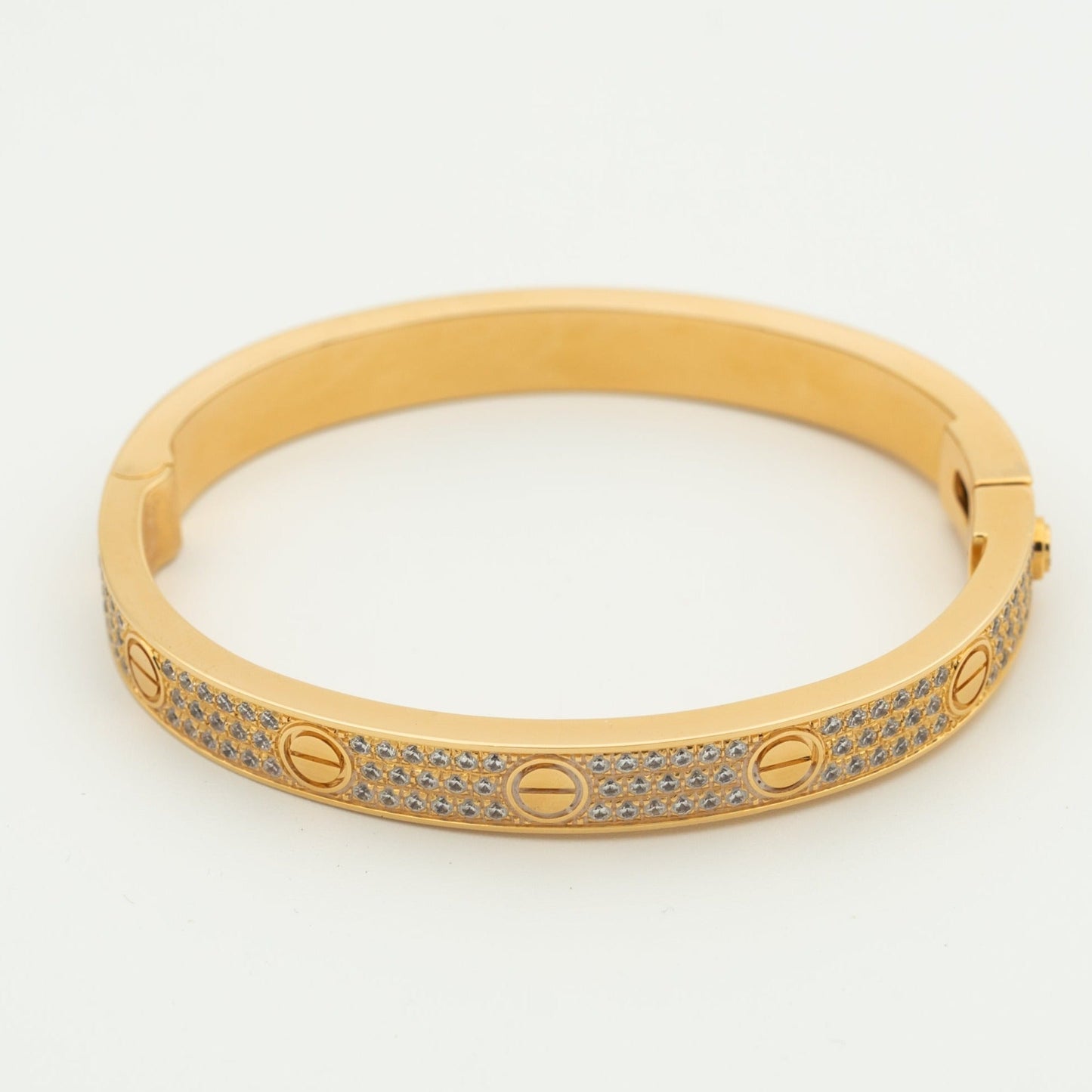 [RAFFINE]LOVE BRACELET 6.1MM DIAMOND-PAVED