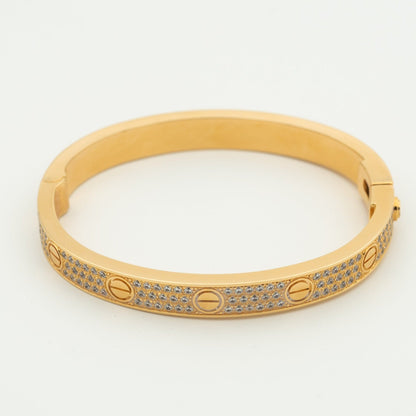 [RAFFINE]LOVE BRACELET 6.1MM DIAMOND-PAVED