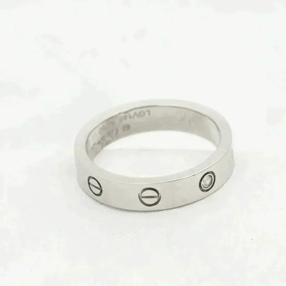 [RAFFINE]LOVE RING 4MM 1 DIAMOND SILVER