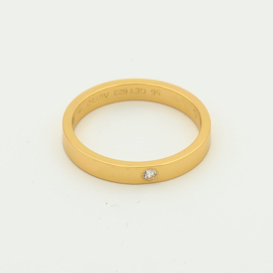 [RAFFINE]LOVE RING 4MM 1 DIAMOND