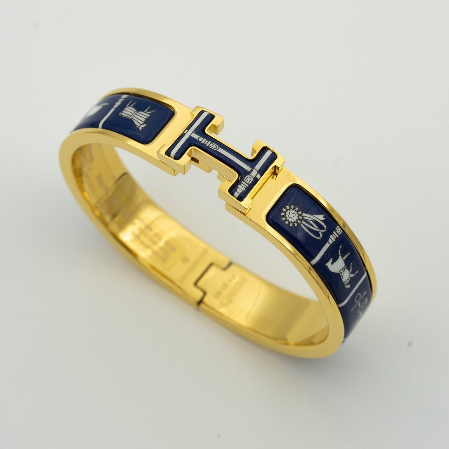 [RAFFINE]H BRACELET BLUE CERAMIC