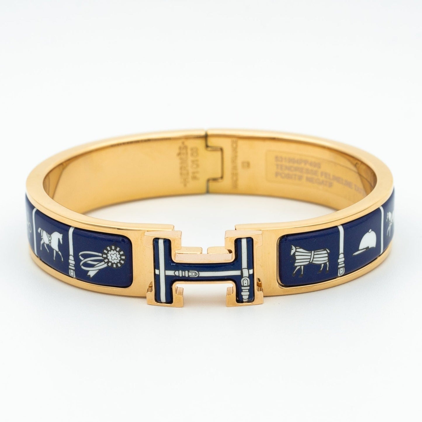 [RAFFINE]H BRACELET BLUE CERAMIC