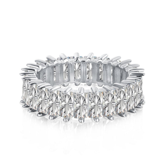 [RAFFINE]Unique Colorful Radiant Cut RIng