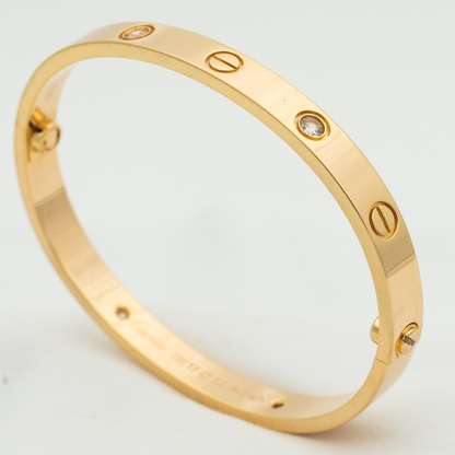 [RAFFINE]LOVE BRACELET 6.1MM 4 DIAMONDS