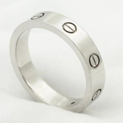 [RAFFINE]LOVE RING 4MM 1 DIAMOND SILVER