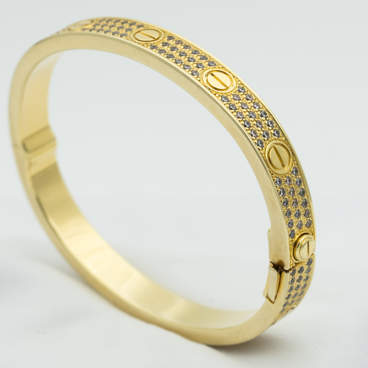 [RAFFINE]LOVE BRACELET 6.1MM DIAMOND-PAVED