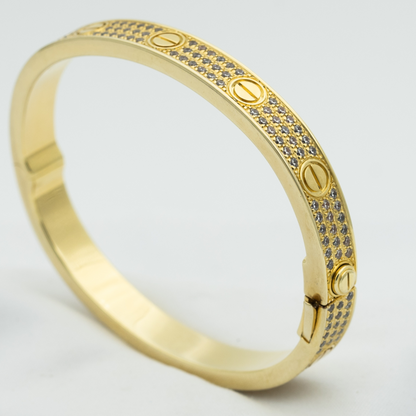 [RAFFINE]LOVE BRACELET 6.1MM DIAMOND-PAVED