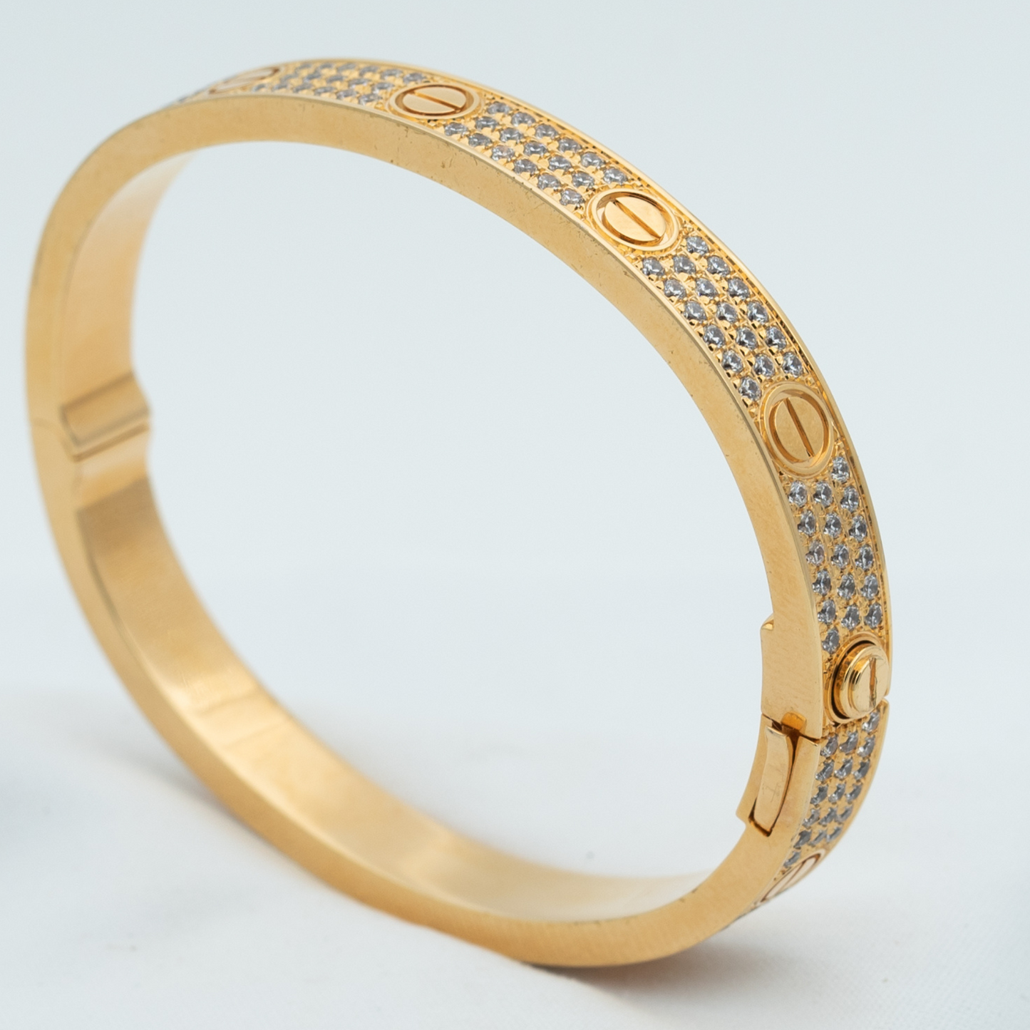 [RAFFINE]LOVE BRACELET 6.1MM DIAMOND-PAVED