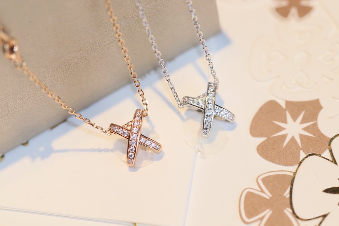 [RAFFINE]JEUX DE DIAMOND NECKLACE
