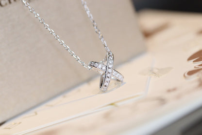 [RAFFINE]JEUX DE DIAMOND NECKLACE