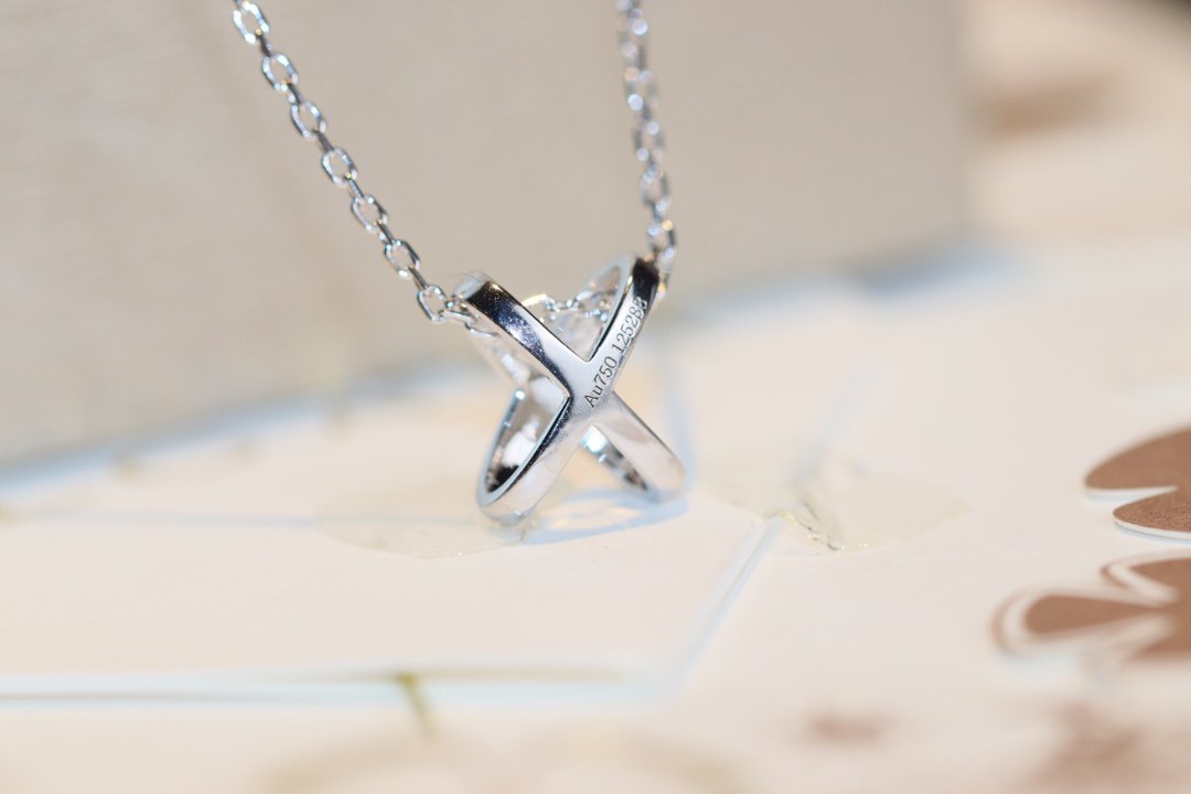 [RAFFINE]JEUX DE DIAMOND NECKLACE