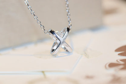[RAFFINE]JEUX DE DIAMOND NECKLACE