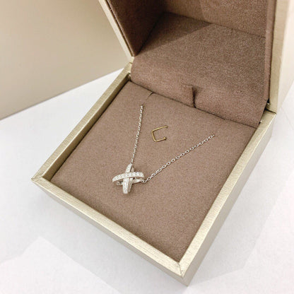 [RAFFINE]JEUX DE DIAMOND NECKLACE