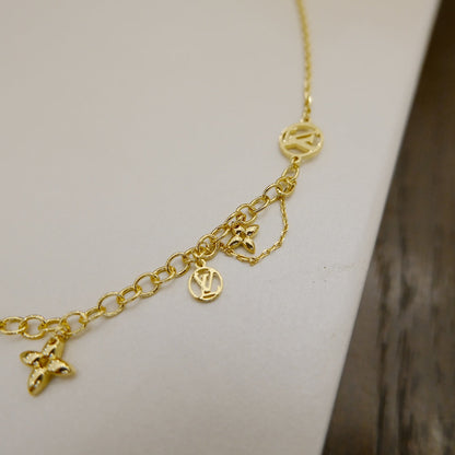 [RAFFINE]BLOOMING SUPPLE NECKLACE BRASS