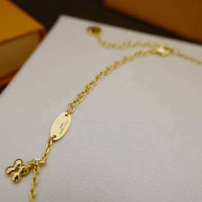 [RAFFINE]BLOOMING SUPPLE NECKLACE BRASS