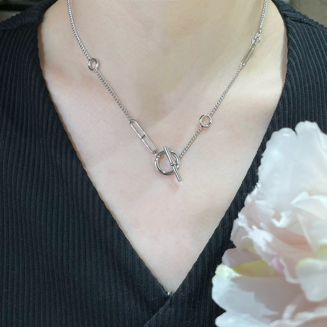[RAFFINE]HM STERLING CHAINE D'ANCRE HEART