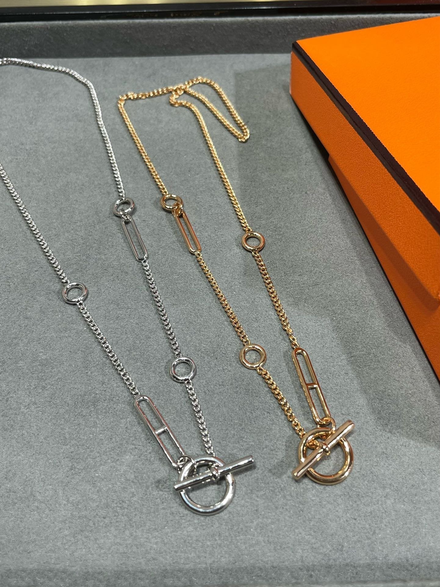 [RAFFINE]HM STERLING CHAINE D'ANCRE HEART