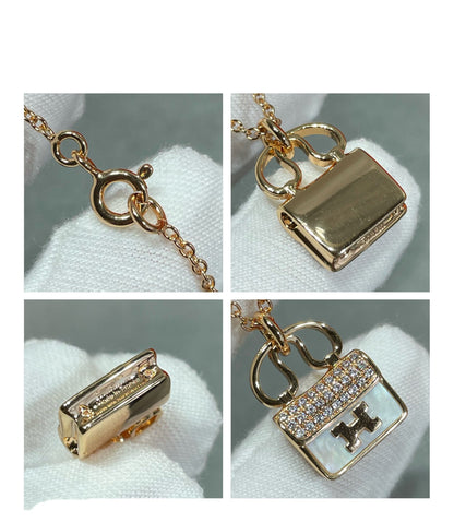 [RAFFINE]H CIRCE MOISSANITE PENDANT NECKLACE GOLD