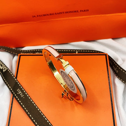 [RAFFINE]CLASSIC HM CLIC  PINK 8MM ENAMEL BRACELET