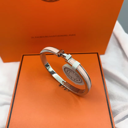 [RAFFINE]CLASSIC HM CLIC  PINK 8MM ENAMEL BRACELET