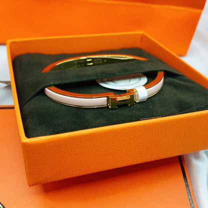 [RAFFINE]CLASSIC HM CLIC  PINK 8MM ENAMEL BRACELET