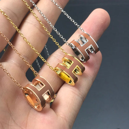 [RAFFINE]H NECKLACE BROWN