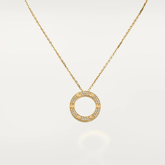 [RAFFINE]LOVE NECKLACE ADJUSTABLE ROSE GOLD