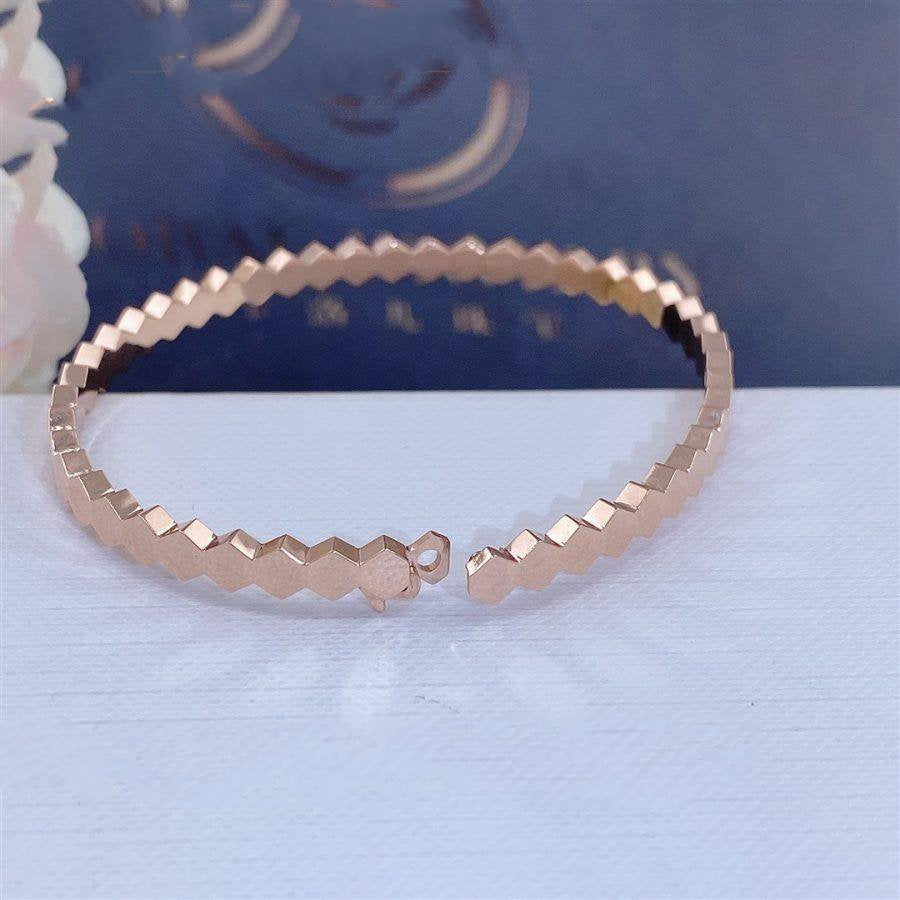[RAFFINE]BEE LOVE PINK GOLD BRACELET