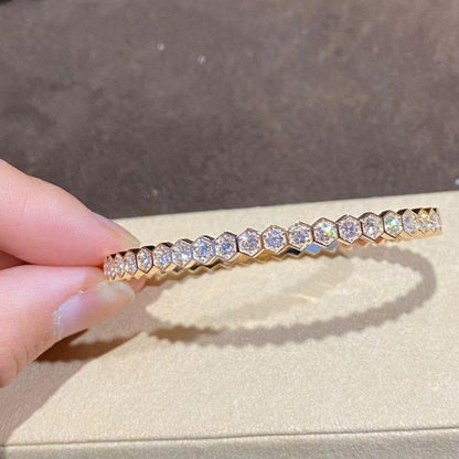 [RAFFINE]BEE LOVE GOLD BRACELET FULL DIAMOND