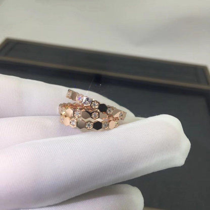 [RAFFINE]BEE LOVE RING PINK GOLD DIAMOND