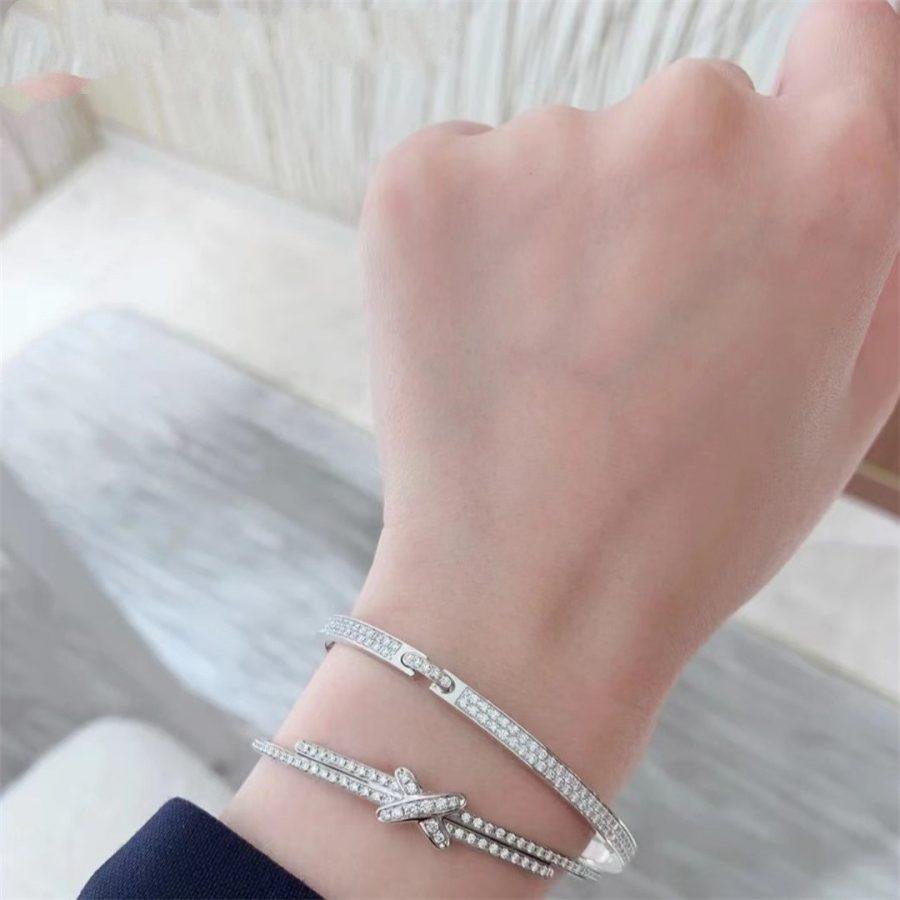 [RAFFINE]JEUX DE BRACELET DIAMONDS SILVER