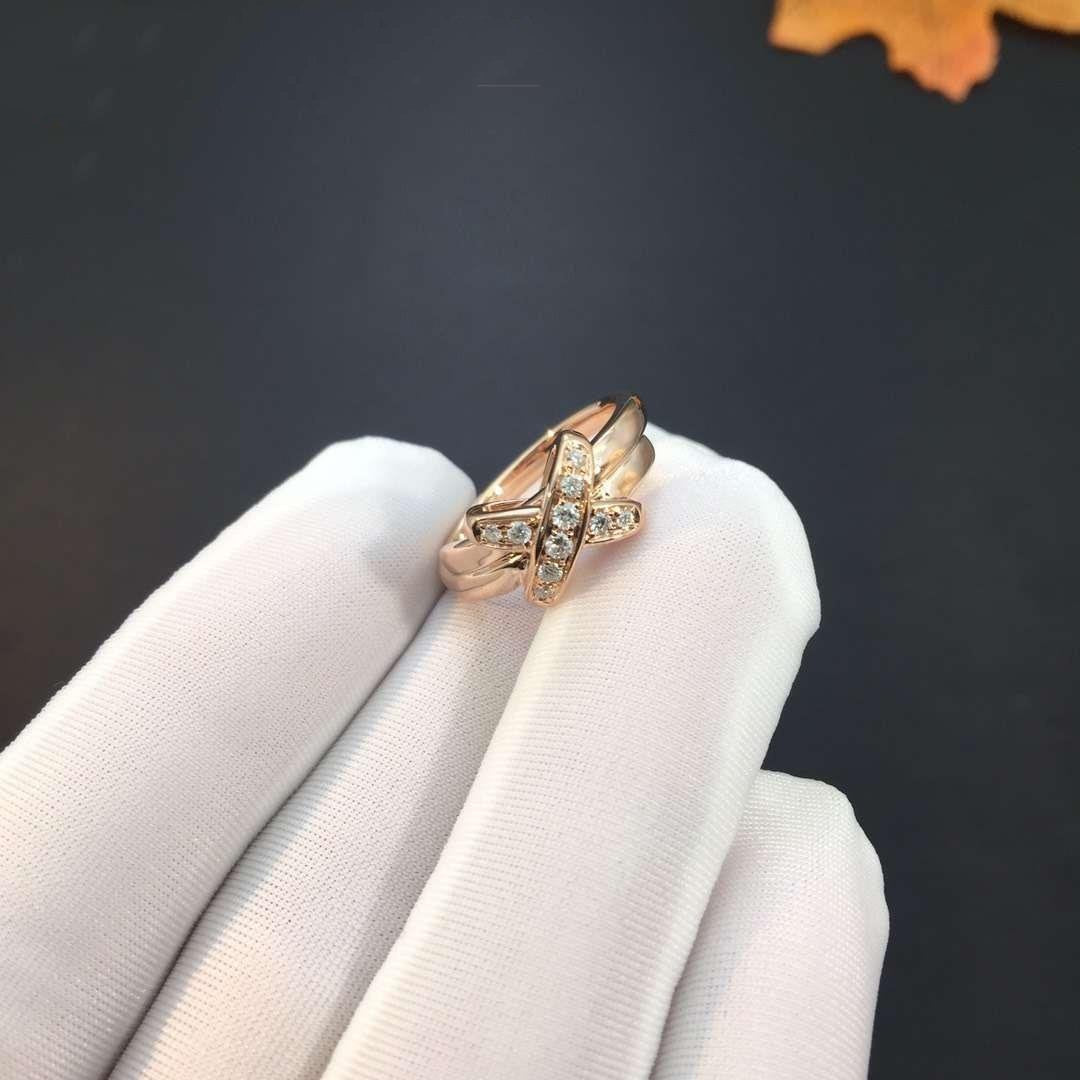 [RAFFINE]JEUX DE PINK GOLD DIAMOND RING