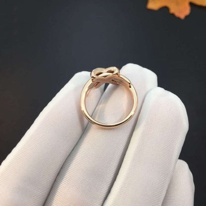 [RAFFINE]JEUX DE PINK GOLD DIAMOND RING