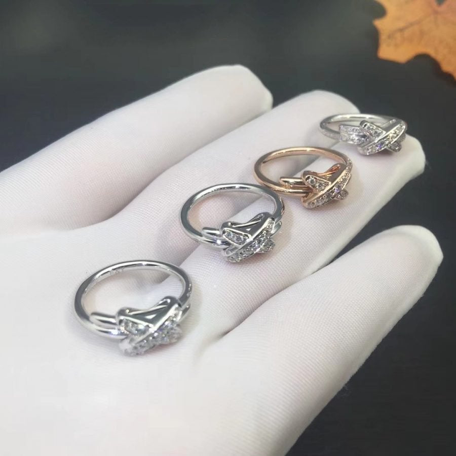 [RAFFINE]JEUX DE SILVER DIAMOND RING