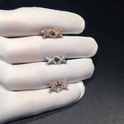 [RAFFINE]JEUX DE DIAMOND EARRINGS