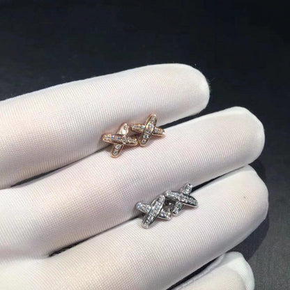 [RAFFINE]JEUX DE DIAMOND EARRINGS