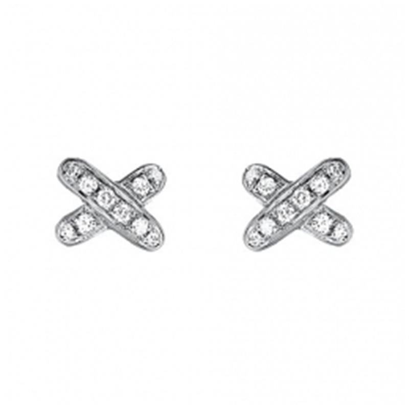 [RAFFINE]JEUX DE DIAMOND EARRINGS