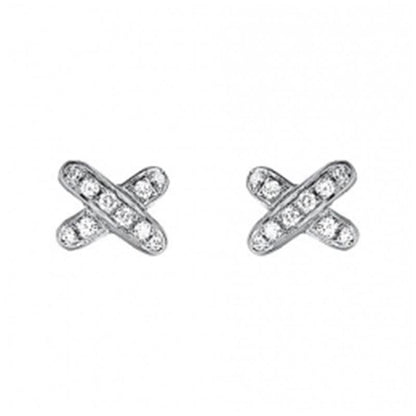 [RAFFINE]JEUX DE DIAMOND EARRINGS