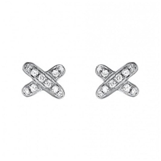 [RAFFINE]JEUX DE DIAMOND EARRINGS