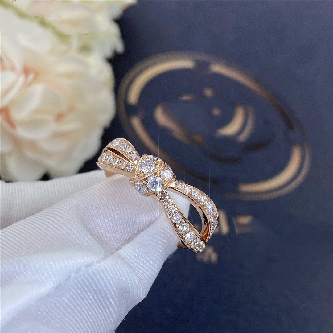 [RAFFINE]LIENS PINK GOLD DIAMOND RING