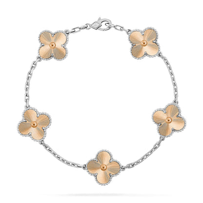 [RAFFINE] CLOVER 5 MOTIF LASER BRACELET COLLECTION