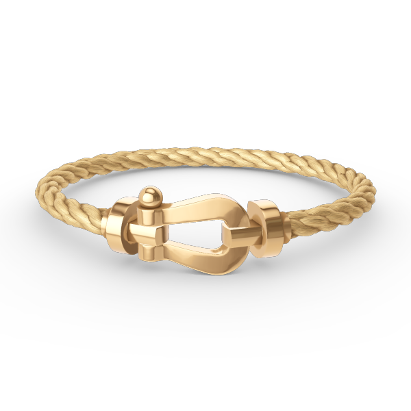 [RAFFINE]FORCE LARGE HORSESHOE NO DIAMOND BRACELET GOLD