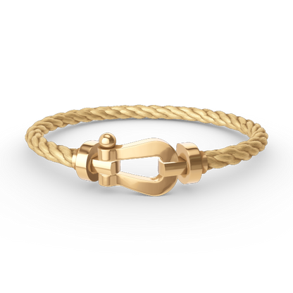 [RAFFINE]FORCE LARGE HORSESHOE NO DIAMOND BRACELET GOLD